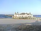 Seebrücke bzw. Pier mit dem historischen Restaurant Seebrücke Ahlbeck
