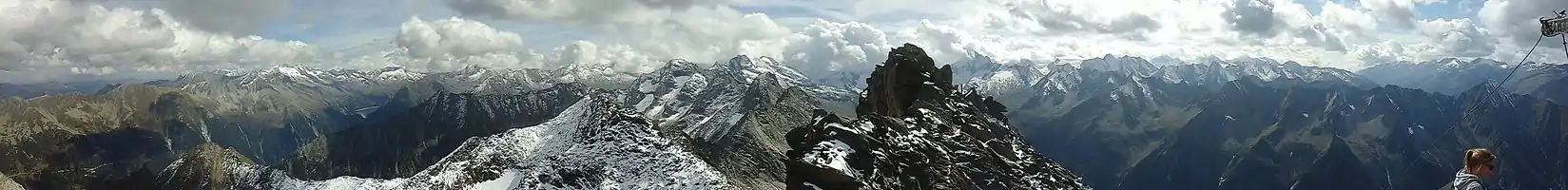 Ahornspitze panorama