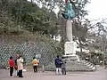 Von Benito Mussolini errichtete Säule