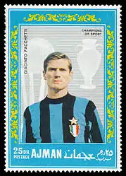 Giacinto Facchetti auf einer Briefmarke, Preisträger 2006
