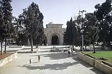 al-Aqsa, Eingangsbereich auf der Nordseite, 1981