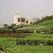 Park mit Misr-Restaurant