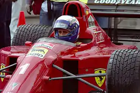 Alain Prost im Ferrari 641, 1990 beim Großer Preis der USA 1990 in Phoenix