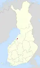 Lage von Alavieska in Finnland