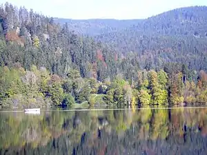 Albstausee im Tal der Alb