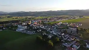 Alberndorf vom Nord-Osten aus gesehen