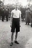 Der Olympiafünfte Albert Delannoy – hier bei den französischen Meisterschaften&nbsp;1898