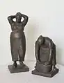 Zwei Frauen, Bronzeguss