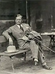 Albert Steinrück, Schauspieler der Stummfilmzeit, um 1927