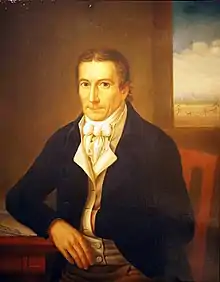 Porträt des Albrecht Daniel Thaer, nach dem Gemälde von Johann Jacob de Lose