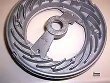 Aluminiumdruckgussteil (Teil eines Staubsaugergebläses)