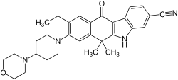 Strukturformel von Alectinib