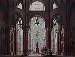 Tempel in Mekka, für das Ballett Maometto von Francesco Clerico, 1822