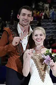 Chris Knierim und Alexa Scimeca Knierim 2016