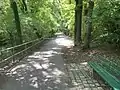 Alexander-Miklósy-Weg: Weg entlang des Westermühlbaches nach Süden