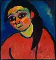 Alexej von Jawlensky:Frau mit roter Bluse