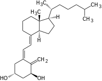 Strukturformel von Alfacalcidol