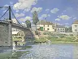 Alfred Sisley: Le Pont de Villeneuve-la-Garenne, 1872