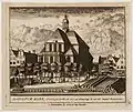 Die Oosterkerk im Jahr 1672.