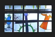 Glasfenster Krypta Allerheiligen, Zürich, 1964