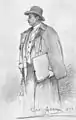 C.W. Allers Selbstporträt, 1894