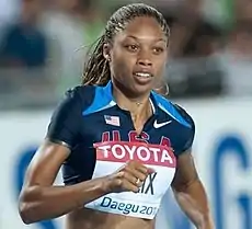 Bronze gab es diesmal für die dreifache 200-Meter-Weltmeisterin Allyson&nbsp;Felix