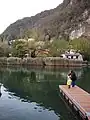 Der Ortsteil La Torrazza vom italienischen Lavena aus gesehen