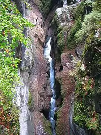 Partnachklamm von oben