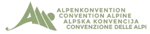 Das Logo der Alpenkonvention