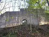 Außenwand des nordöstlichen Nebengebäudes