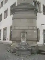 Frontseite mit Kosakenbrünnele.