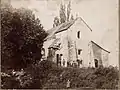 Foto der Kirche (1870er Jahre). Zustand nach dem Abbruch des Turmes