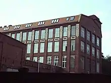 Gebäudeausschnitt der Tuchfabrik, 2008, vor Sanierung