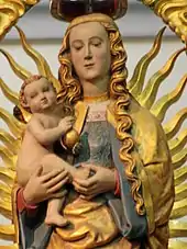 Ausschnitt der Strahlenkranzmadonna