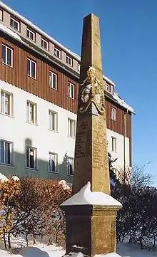 Distanzsäule an der B&nbsp;170