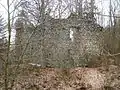 Burgruine Zöch: Seitenmauern