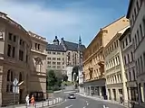 Blick vom Theaterplatz zum Altenburger Schloss