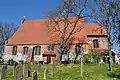 Kirche und Kirchhof Altenkirchen mit den Grabwangen