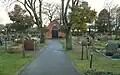 Der denkmalgeschützte Alte Friedhof an der Meinstraße