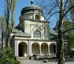 Die Friedhofskapelle des Alten St.-Matthäus-Kirchhofs in Berlin-Schöneberg