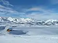 Flugplatz Altisurface Superdévoluy im Winter