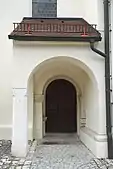 Vorzeichen mit Südportal