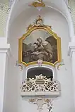 Heilige Margareta von Cortona, Gemälde im Beichtraum
