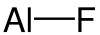 Strukturformel von Aluminium(I)-fluorid