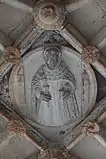Relief an der Decke des Kreuzgangs