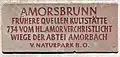 Infotafel zur Geschichte der Kapelle