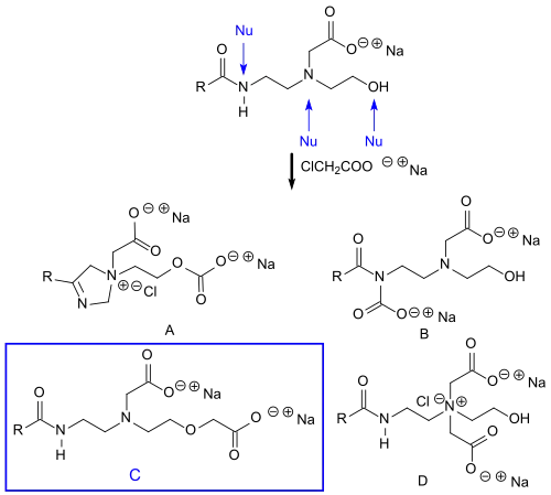 Synthese von Amphodiacetaten