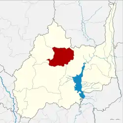 Karte von Lop Buri, Thailand, mit Sa Bot