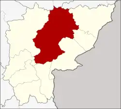 Karte von Sa Kaeo, Thailand, mit Watthana Nakhon