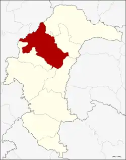 Karte von Yasothon, Thailand, mit Kut Chum